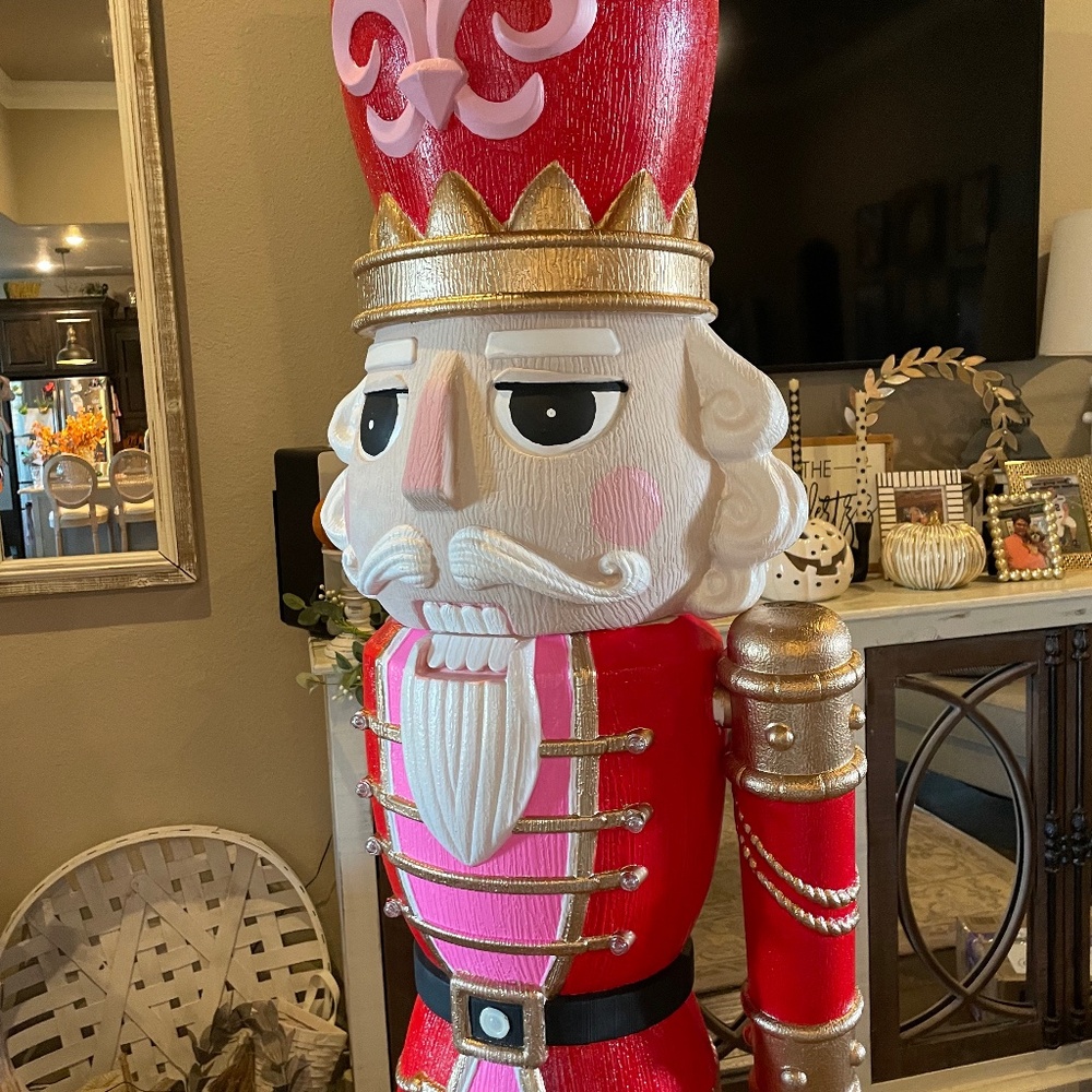 6 ft Hand  painted nutcracker